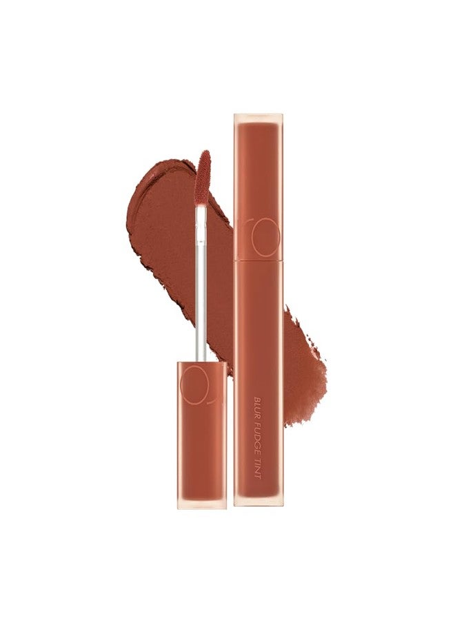 rom&nd BLUR FUDGE TINT 16 Burnt Orange - Velvety Matte K-Beauty Lip Stain for Soft Blurred Lips, Non-Drying, Long-Lasting Korean Lip Makeup - Image 1